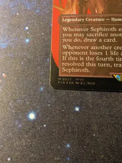 MTG Sephiroth, Fabled SOLDIER SURGE FOIL - x1 - NM - Final Fantasy - Image 5