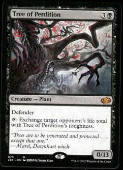 1x Tree of Perdition - ANIME ART - Jumpstart 2022 NM-Mint - MTG - Image 1