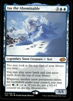 1x Isu the Abominable - Jumpstart 2022 NM-Mint - MTG - Image 1