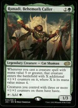 1x Runadi, Behemoth Caller - Jumpstart 2022 NM-Mint - MTG - Image 1