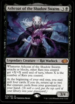 1x Ashcoat of the Shadow Swarm - Jumpstart 2022 NM-Mint - MTG - Image 1