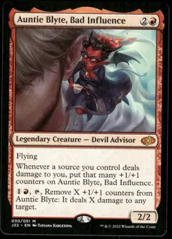 1x Auntie Blyte, Bad Influence - Jumpstart 2022 NM-Mint - MTG - Image 1