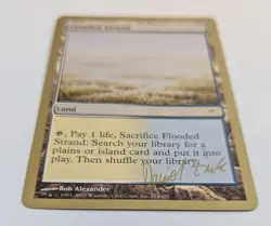Flooded Strand Daniel Zink World Championship Decks 2003 Magic the Gathering - Image 3