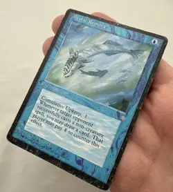 Mystic Remora x1 MTG Ice Age 1x Magic Good Heavy Play - Image 3