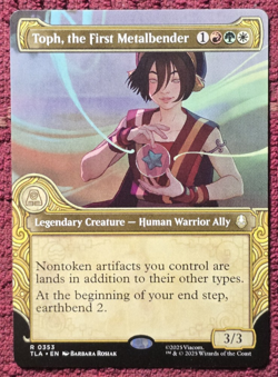 MTG Avatar ELEMENTAL SHOWCASE R Toph, the First Metalbender #0353 MINT - Image 1