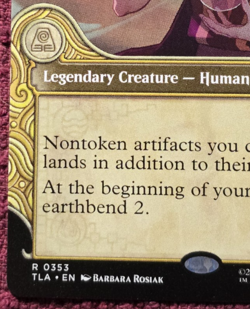 MTG Avatar ELEMENTAL SHOWCASE R Toph, the First Metalbender #0353 MINT - Image 5