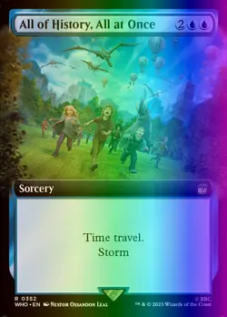 MTG All of History, All at Once (352/1448) Doctor Who LP FOIL - Image 1