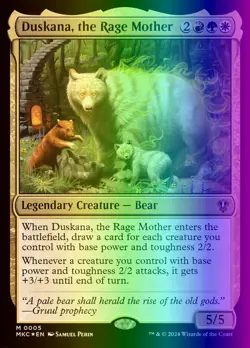 MTG Duskana, the Rage Mother (5/392) Murders at Karlov Manor Commander LP FOIL - Image 1