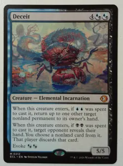 Deceit *Mythic Rare* Magic MtG x1 Lorwyn Eclipsed - Image 1