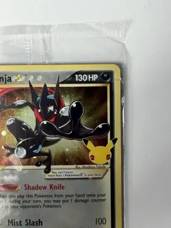 Greninja Gold Star Promo - SWSH144 Pokemon Holo Celebrations - SEALED LP - Image 3