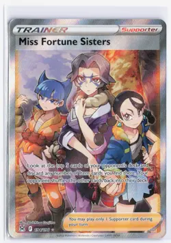 Miss Fortune Sisters - 194/196 - Pokemon TCG Lost Origins Full Art Ultra Rare NM - Image 1