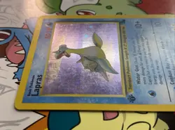 Pokemon Lapras Fossil 1st Edition 10/62 Holo Rare MP - Image 3