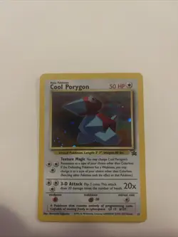 Pokemon TCG Cool Porygon Black Star Promo Holo LP - Image 1