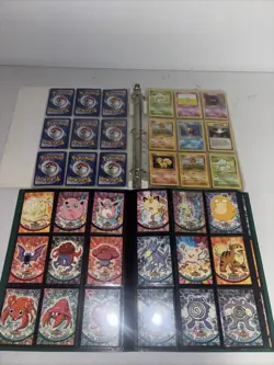 Massive Pokemon Binder Vintage Lot WOTC holo Foil Old School Topps Base Fossil - Image 4