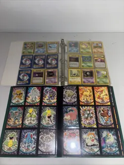 Massive Pokemon Binder Vintage Lot WOTC holo Foil Old School Topps Base Fossil - Image 5