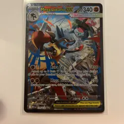 Mega Lucario ex 179/132 Mega Evolution Holo LP Pokemon TCG PACK FRESH - Image 1