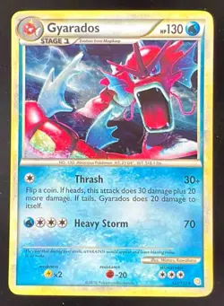 2010 Pokemon HeartGold & SoulSilver #123/123 Gyarados Holo - Image 1