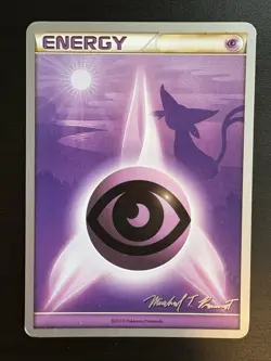 Espeon Psychic Energy 2010 World Championships Pokemon TCG MP - Image 1