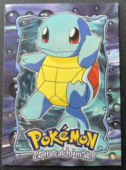Squirtle 07 Topps E7 of 12 Blue Logo LP Pokemon - Image 1