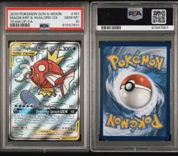 Pokemon Magikarp & Wailord GX 161/181 PSA 10 GEM MT Team Up FA Holo 2019 Alt Art - Image 3
