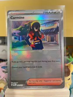 Carmine Pokeball Pattern (103/131) - Prismatic Evolutions - Pokemon TCG - NM - Image 1
