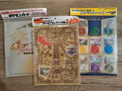 Sealed Pokemon Neo Premium Files 1 2 3 Japanese Promos Charizard Glurak - Image 1