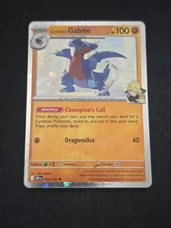 Cynthia's Gabite (Cosmos Holo) 103/182 Pokemon TCG Near Mint Condition - Image 1