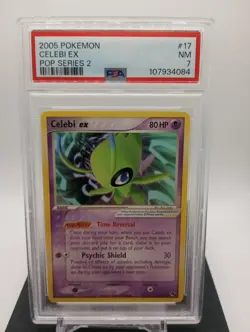 PSA 7 - Celebi ex 17 - 2005 Pokemon POP Series 2 - Image 1