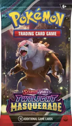 Twilight Masquerade Booster Pack Pokemon TCG X1 Pack Sealed - Image 1