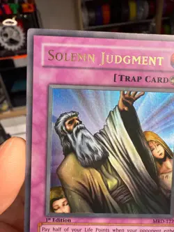 Solemn Judgment MRD-127 1st Edition Metal Raiders Yu-Gi-Oh NA - Image 3