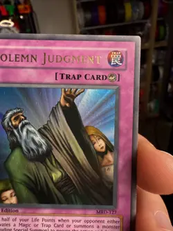 Solemn Judgment MRD-127 1st Edition Metal Raiders Yu-Gi-Oh NA - Image 4