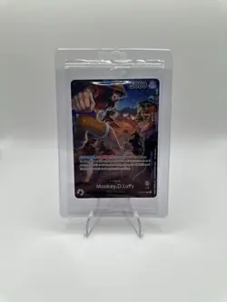Monkey D Luffy PSA Magazine One Piece Promo Card OP05-060 English NM (Sealed) - Image 1