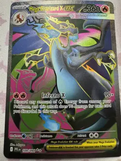 Mega Charizard X EX 109/94 Full Art Pokemon Card / Mint Condition - Image 3