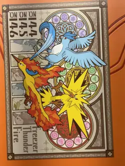 Pokemon center online Post Card Legendary Birds - Image 3