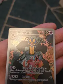 Pokemon TCG Card Cofagrigus 123/086 White Flare Illustration Rare - NM - Image 3