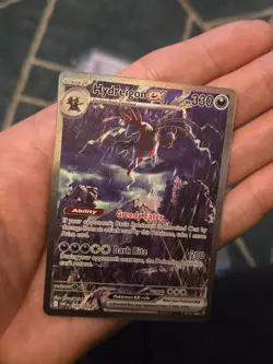 Pokemon TCG Hydreigon EX Card SIR 169/086 English White Flare Mint Condition - Image 4