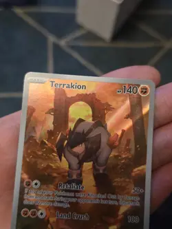 Terrakion 135/086 English white flare Illustration Rare Pokemon Card Tcg - Image 3