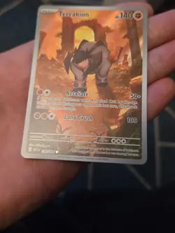 Terrakion 135/086 English white flare Illustration Rare Pokemon Card Tcg - Image 4