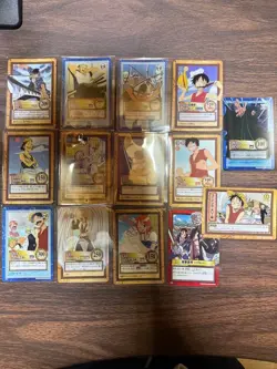 ONE PIECE Carddass Hyper Battle 14-card set, 1 holo card, initial edition - Image 1
