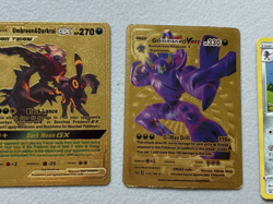 Pokemon Card Collection Lot of 14 Cards (2 VMAX Gold Foil) - Image 3