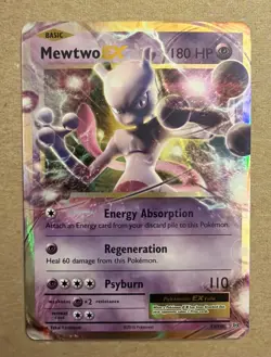 Mewtwo EX - 52/108 - Pokemon Evolutions XY Ultra Rare Card NM - Image 1