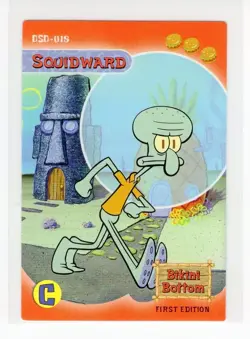 Squidward DSD-018 Aquatic Amigos SpongeBob SquarePants Card LP - Image 1