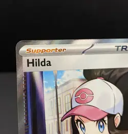 Pokemon TCG Hilda 164/086 White Flare Full Art Holo Rare Trainer Card *READ - Image 3
