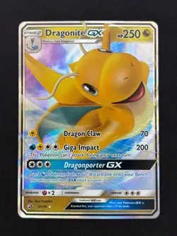 Dragonite GX 37/70 - Dragon Majesty - Lightly Played LP Pokemon Card - Image 1