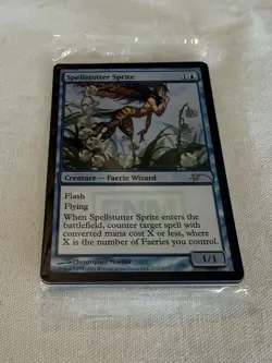 Magic the Gathering MTG Spellstutter Sprite FNM Promo Sealed Lot Of 4 - Image 1