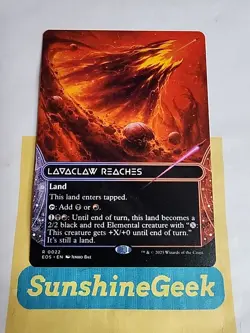 Lavaclaw Reaches (0022) (Borderless) Edge of Eternities: Stellar Sights Regular - Image 1