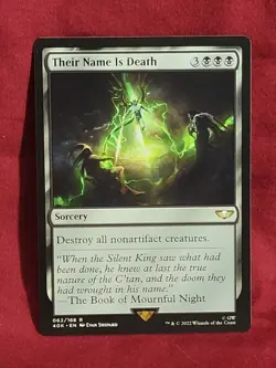[1x] Their Name Is Death Near Mint, English Warhammer 40,000 Commander MTG Magic - Image 3