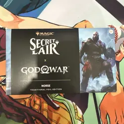IN HAND Secret Lair x God of War: Norse Foil Edition Playstation Superdrop MTG - Image 1