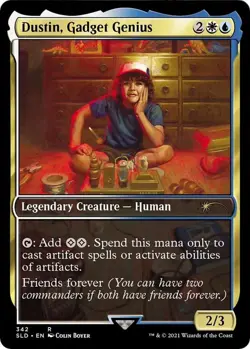 1x Dustin, Gadget Genius - Stranger Things - Secret Lair Drop Series - NM - Image 1