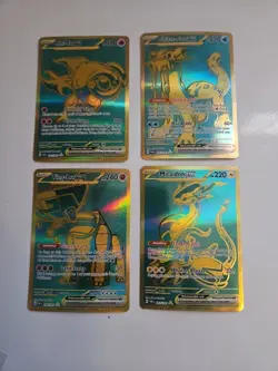 Pokemon Cards Gold Chi-yu, Chien-po, Ting-lu, Miraidon - Image 1